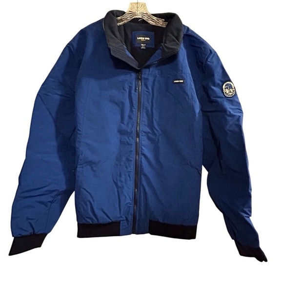 Lands' End Men's XXL/T Blue Classic Squall Waterproof Insulated Jacket W… - Picture 1 of 9